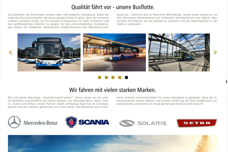 STRUGGER DESIGN Referenz Website Linienbus Ettenhuber 3