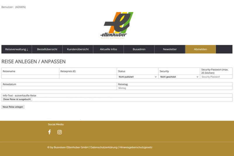 STURGGER DESIGN Referenz Website Ettenhuber Events 3