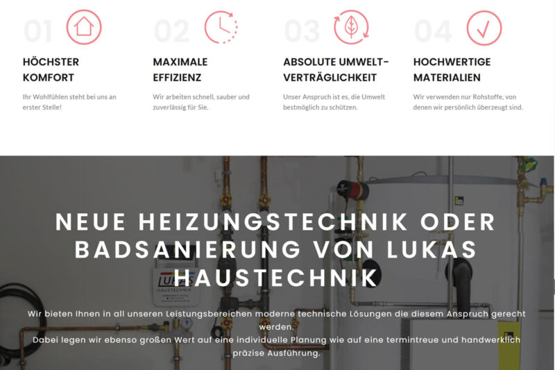 STRUGGER DESIGN Referenz Lukas Haustechnik 3